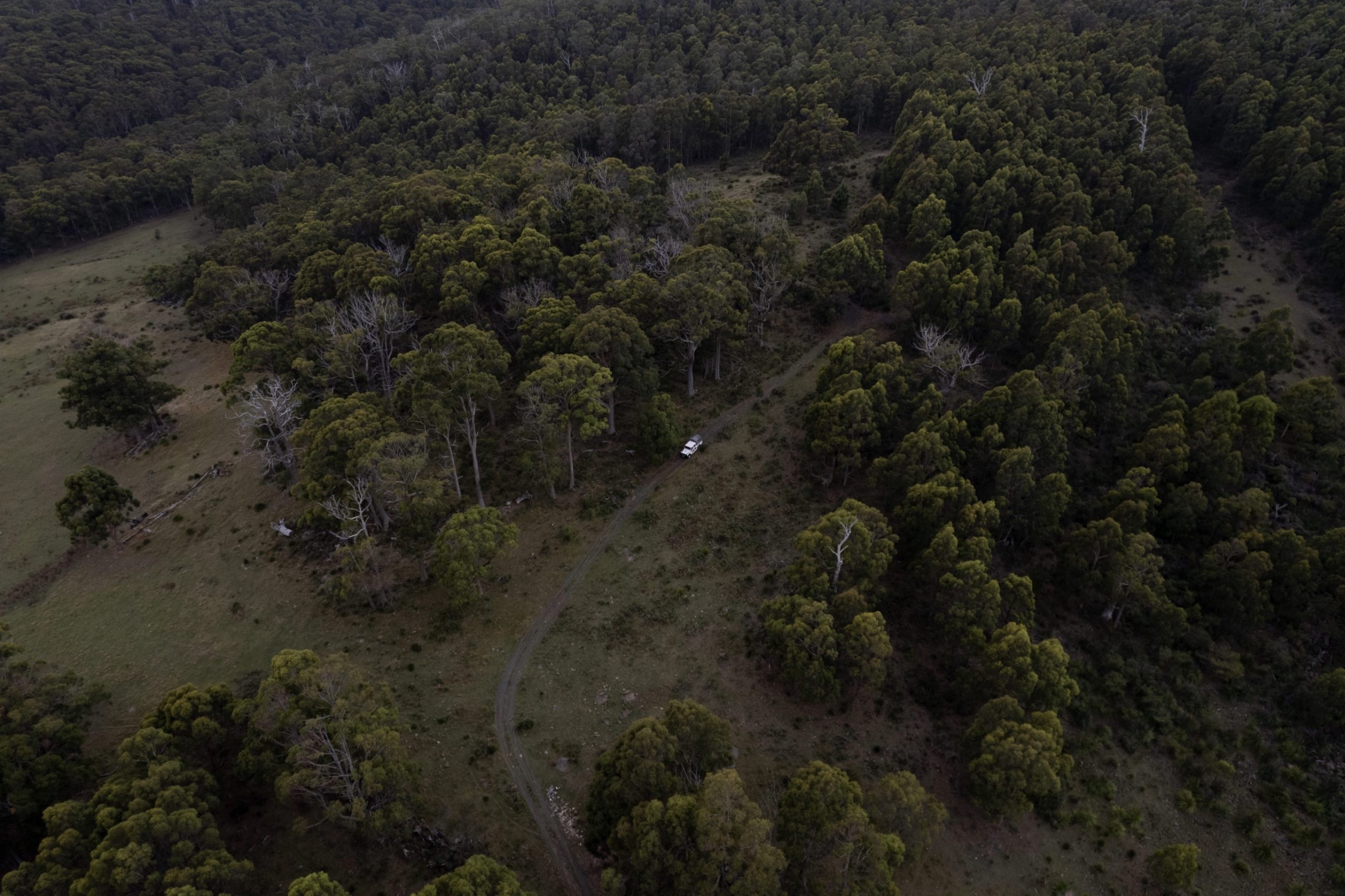Birdseye view of devil tracker access